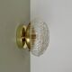Vintage round glass wall or ceiling light globe