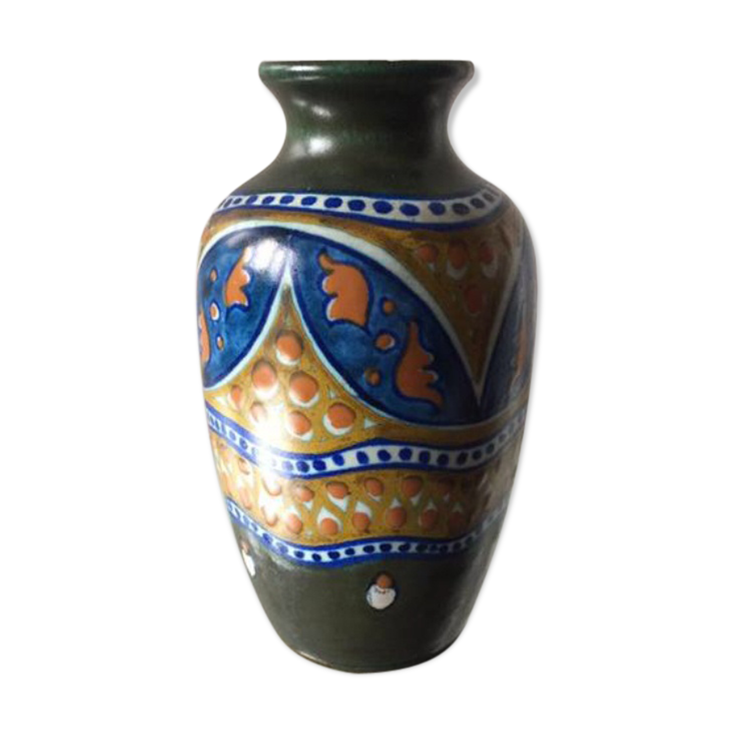 Dutch Vase Art Deco Gouda Massa Delft ware