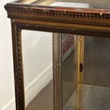 Counter display cabinet in wood and glass in Louis XVI style, 19th century.