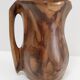 Sculptural pitcher olive wood design 60s