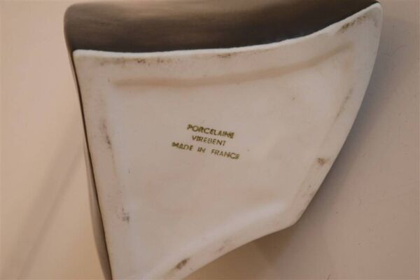 Vase en porcelaine de Virebent 1970