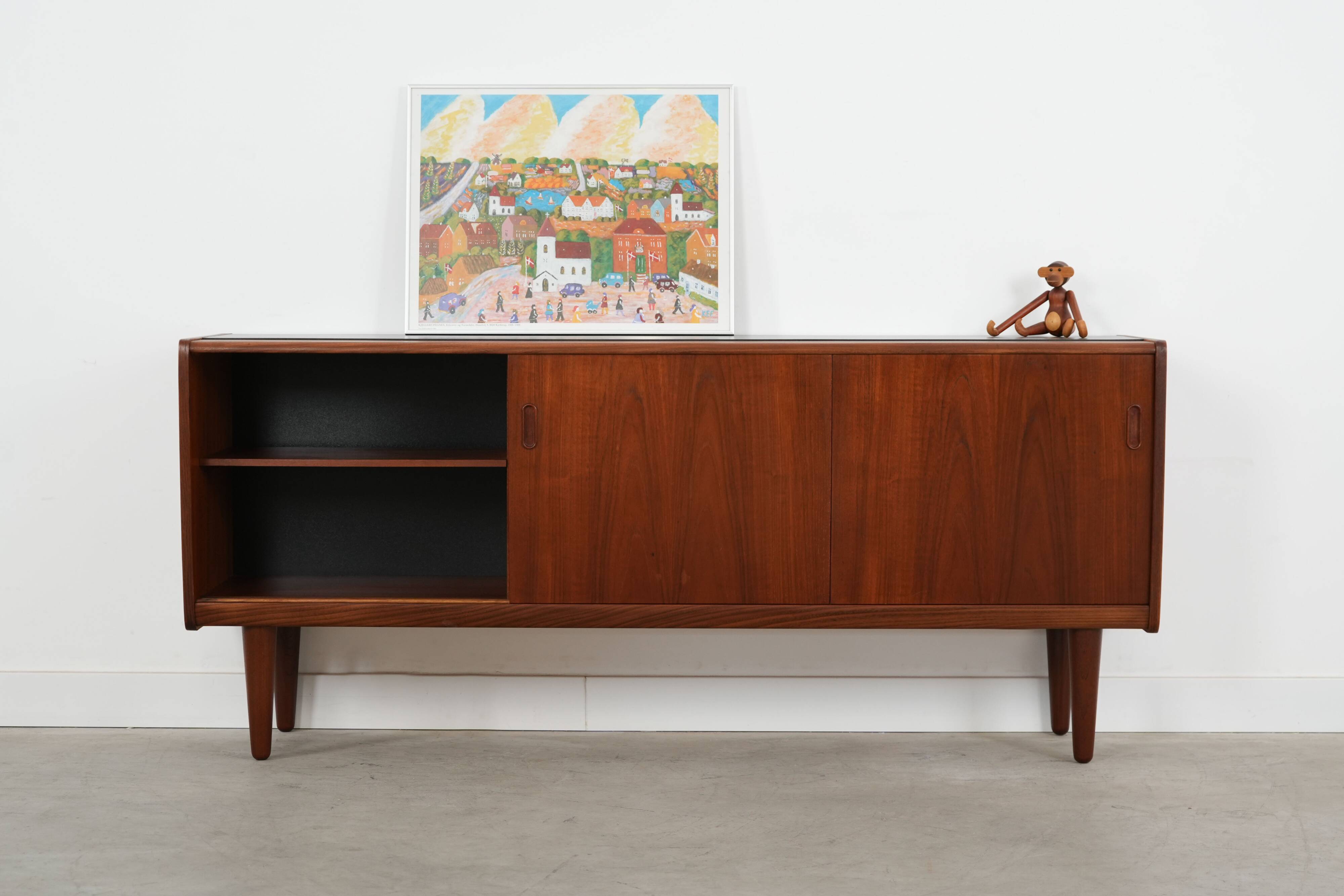 Teak sideboard, Danish design, 1970s, production: Denmark