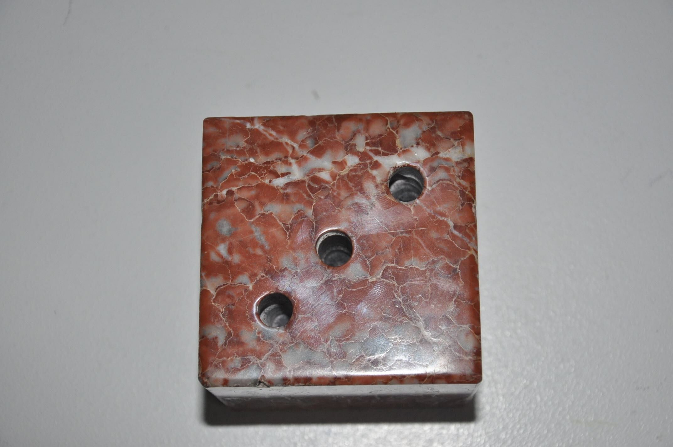 Paper press holder marble pencils