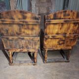fir wing bench (pair)
