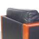 2 vintage Walter Knoll leather lounge chairs, 1970's
