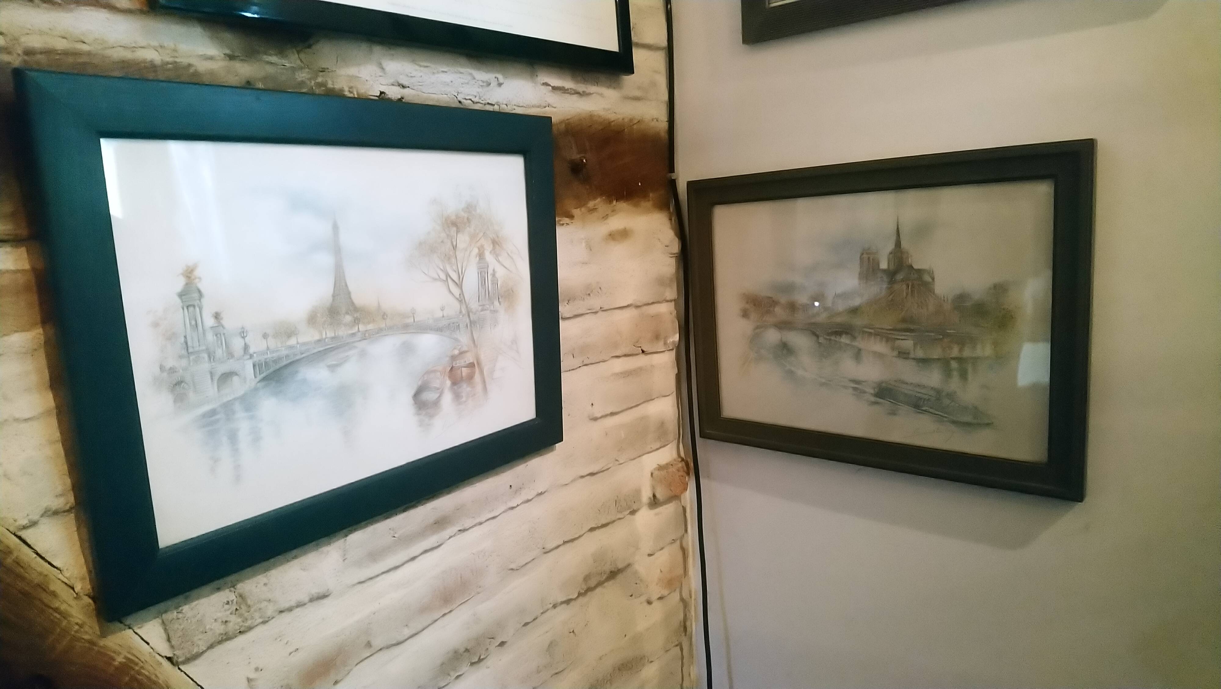 Paris watercolor print "Bernadette Voz"