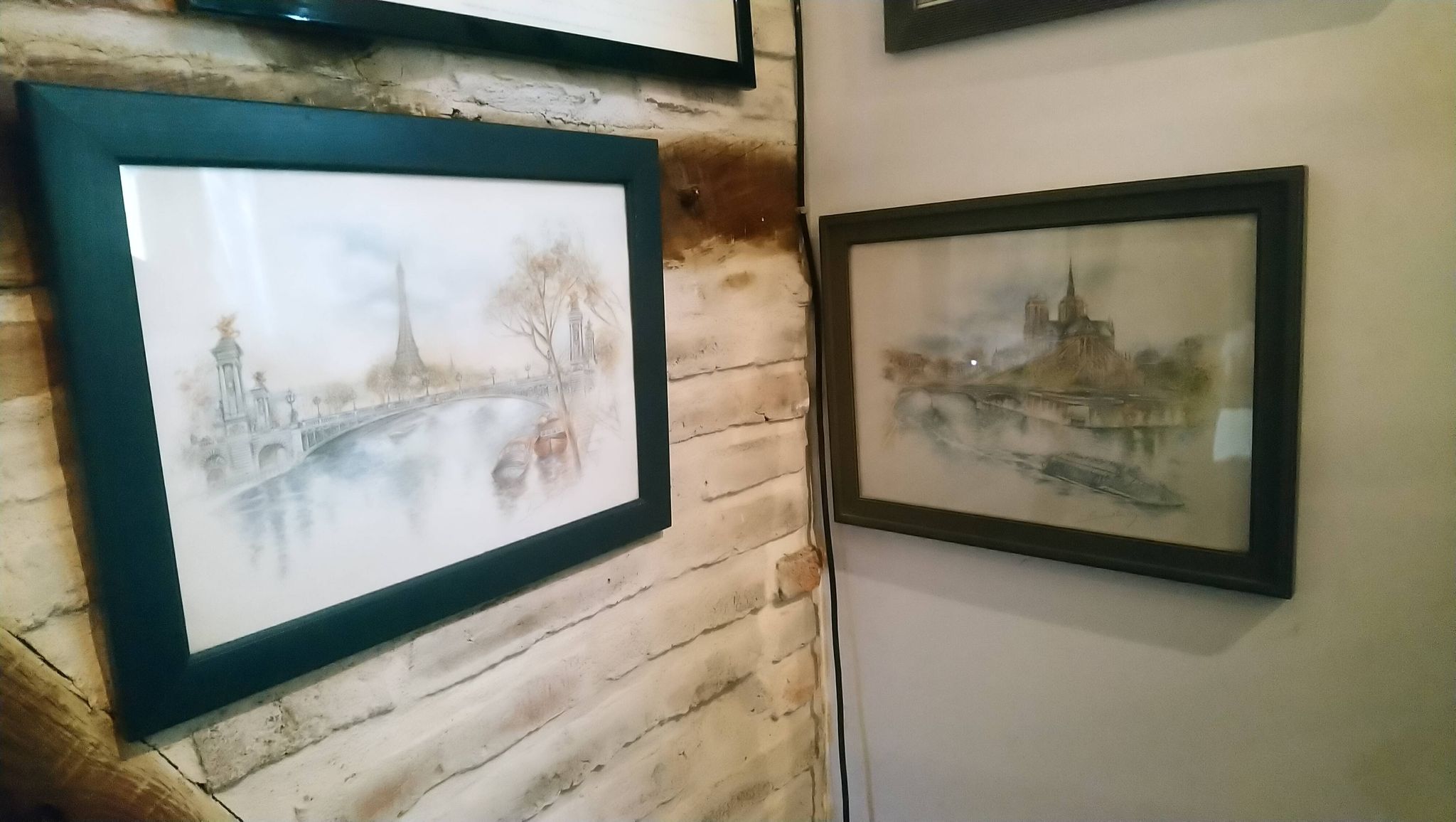 Paris watercolor print "Bernadette Voz"