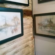 Paris watercolor print "Bernadette Voz"