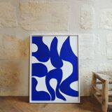 Majorelle blue painting