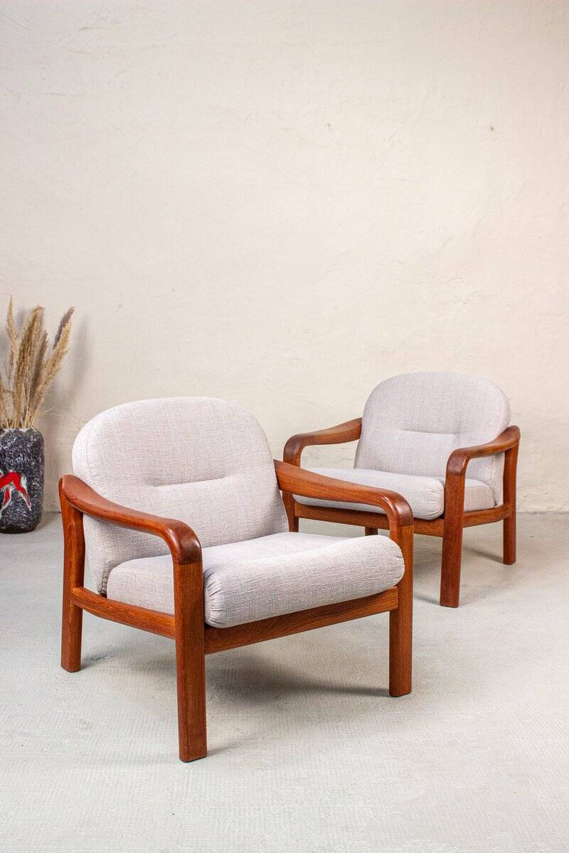 Fauteuil Vintage en Teck de Komfort, Danemark, 1980s