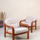 Fauteuil Vintage en Teck de Komfort, Danemark, 1980s