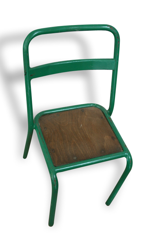Maternal Chair in metal and wood