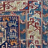 Tapis ancien caucasien chirwan du 19eme siècle 115x176cm