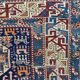 Pretty old Caucasian chirwan carpet of the 19th century  115x176cm