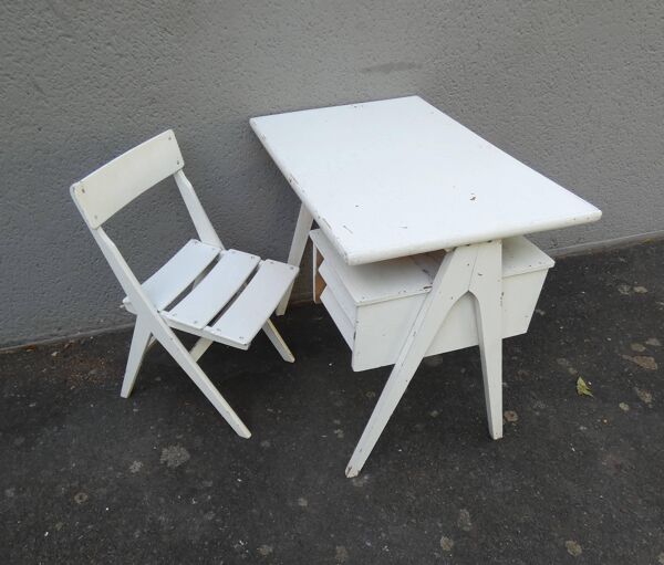 bureau scandinave pieds compas pour enfant