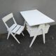 Scandinavian desk with compass legs for children