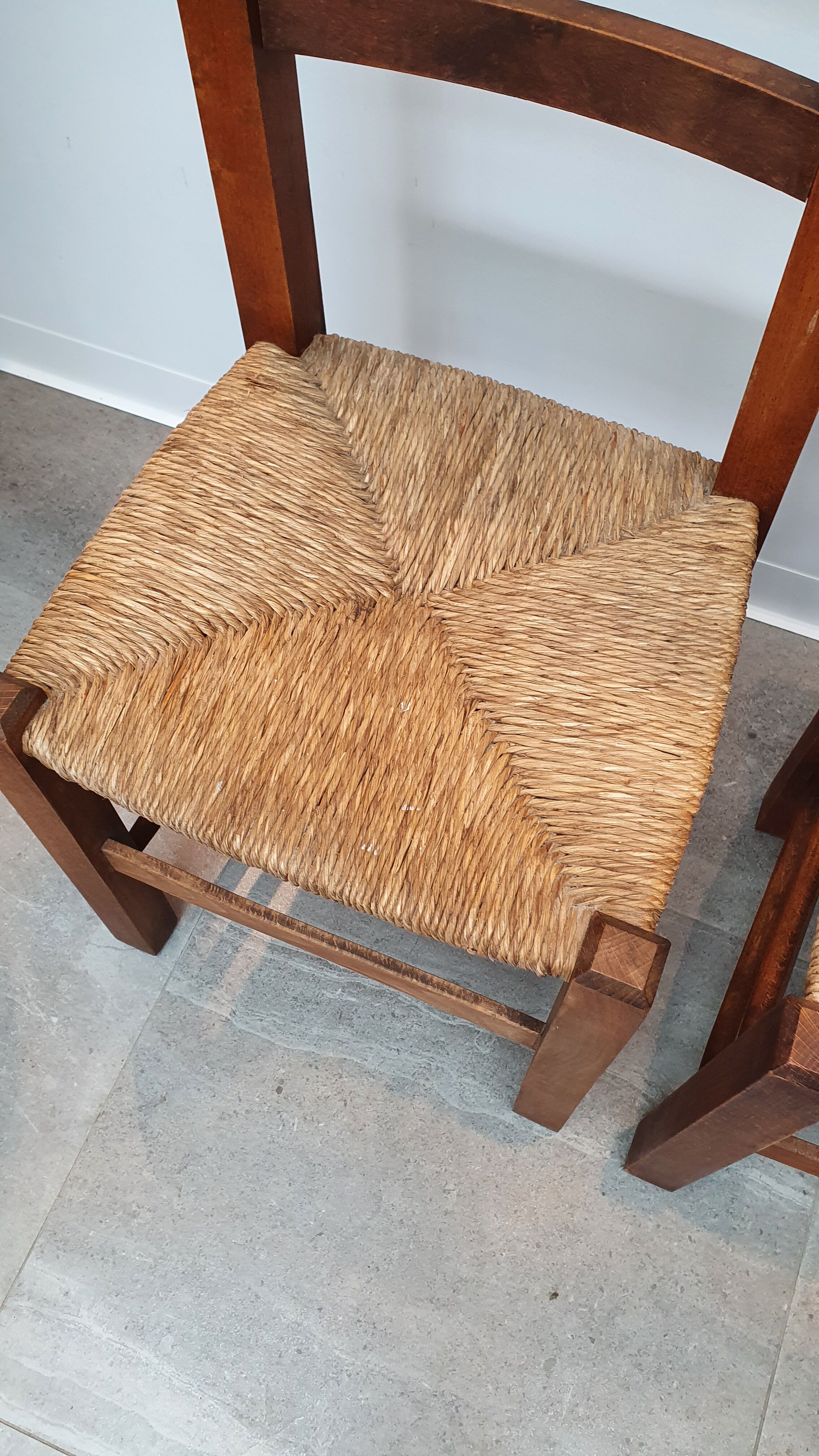 Set of 4 mulched chairs