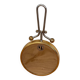Magnifying brass mirror