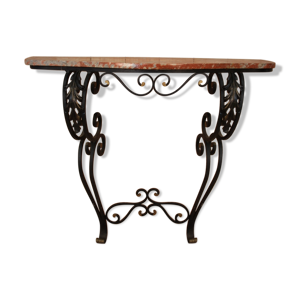Console en fer forgé