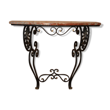 Forged iron console from the 1940s