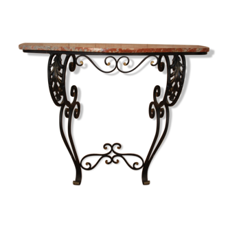 Forged iron console from the 1940s