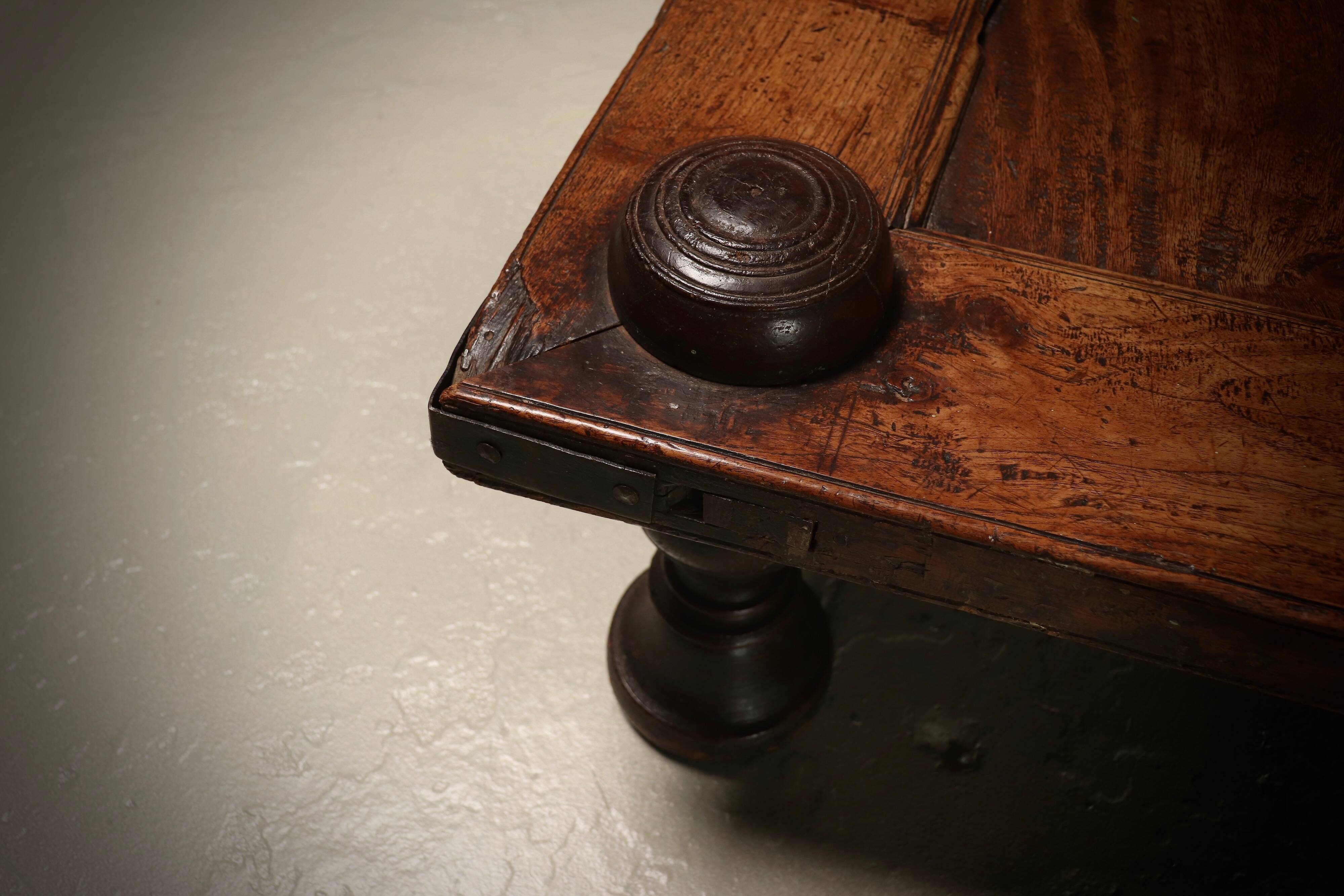 Monumental 19th Century Wabi Sabi Daybed in Tropical Hardwood