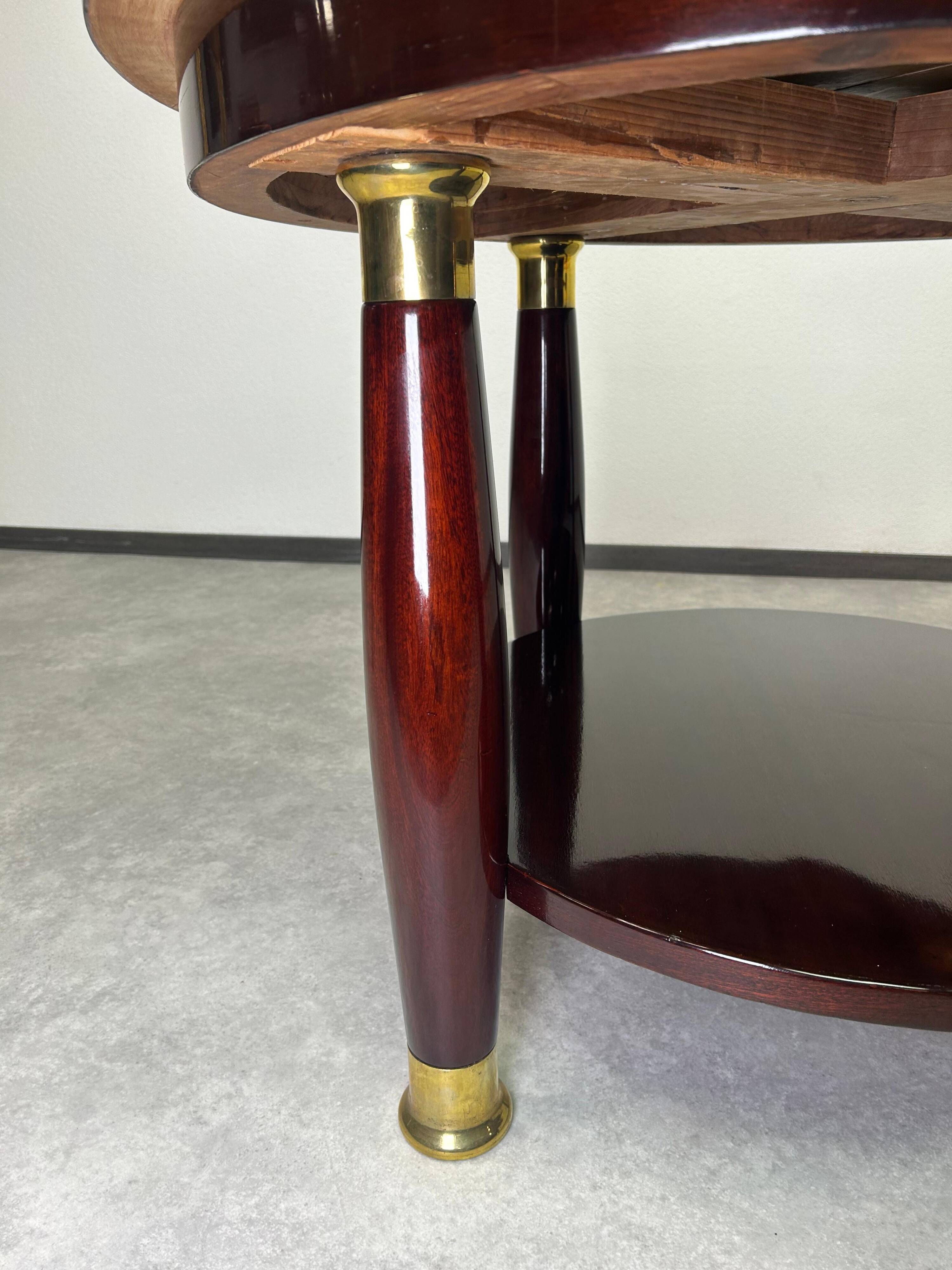 Extra rare coffee table by Adolf Loos for Fridrich Otto Schmidt.