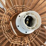 Vintage wicker pendant lamp