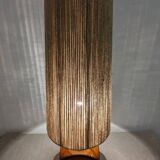 Vintage ceramic lamp and jute rope