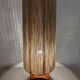 Vintage ceramic lamp and jute rope