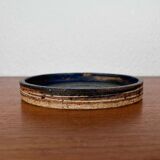 Mid-century modern Danish studio pottery bowl by Tue Poulsen for Tue Keramik, 1960s.