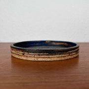Mid-century modern Danish studio pottery bowl by Tue Poulsen for Tue Keramik, 1960s.