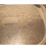 Christofle house tray fleuron collection year 1970
