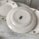 Set of 6 flat plates Digoin Sarreguemines 50s