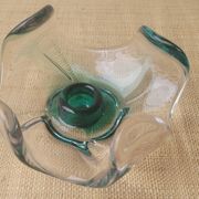 Italian glass candle holder