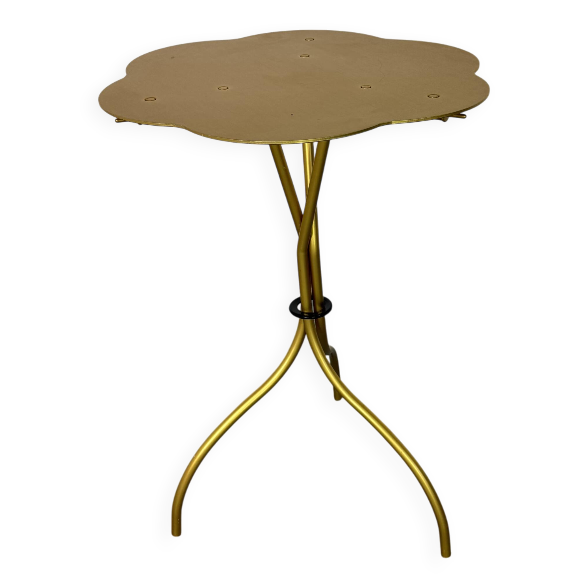 Table d'appoint haute design italien par Emaf Progetti pour Zanotta années 1980.