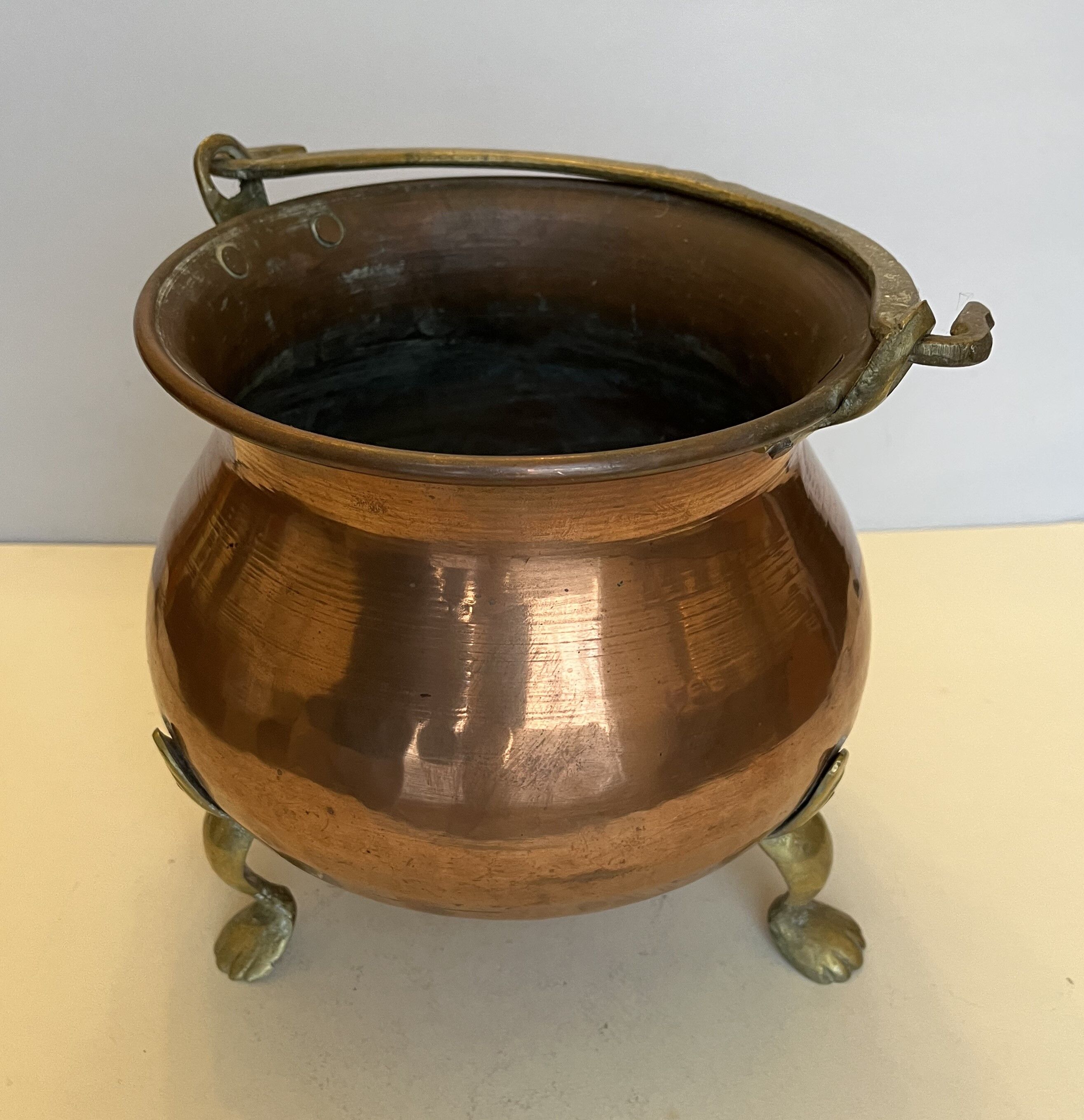 Copper cauldron - pot cover
