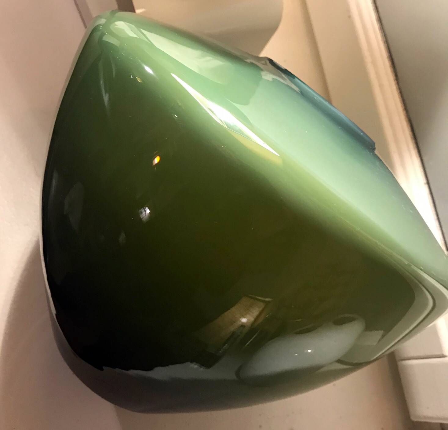 Large Vintage Vase • Incamiciato • Glass • Murano • 1960