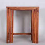 Set of 3 nest tables made in 1930s Czechia