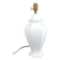 White porcelain lamp, France, circa 1950-1960