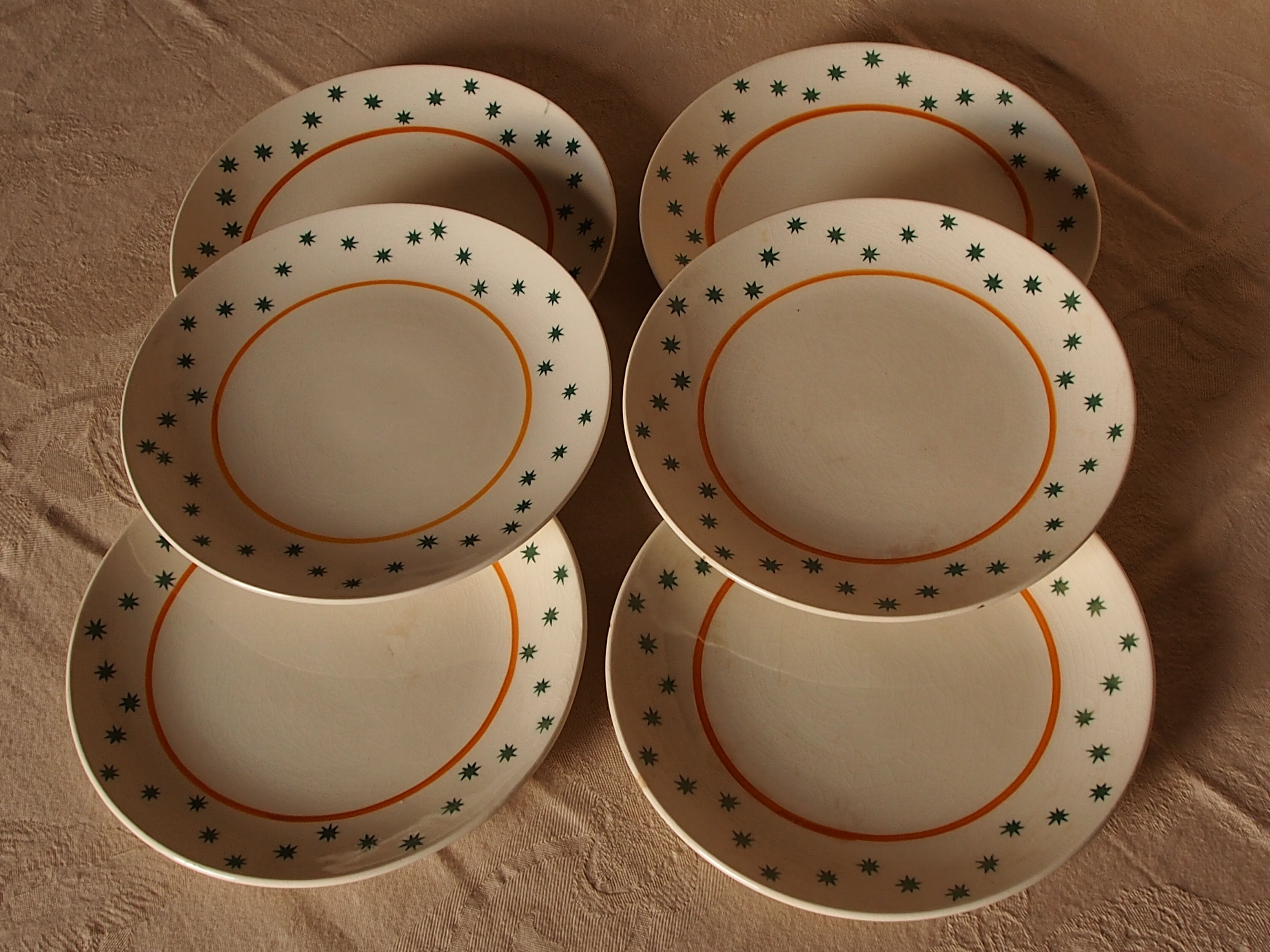Set of 6 gien asiattes model Constellation creation millefleurs