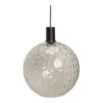 Original blown glass ball pendant 1970
