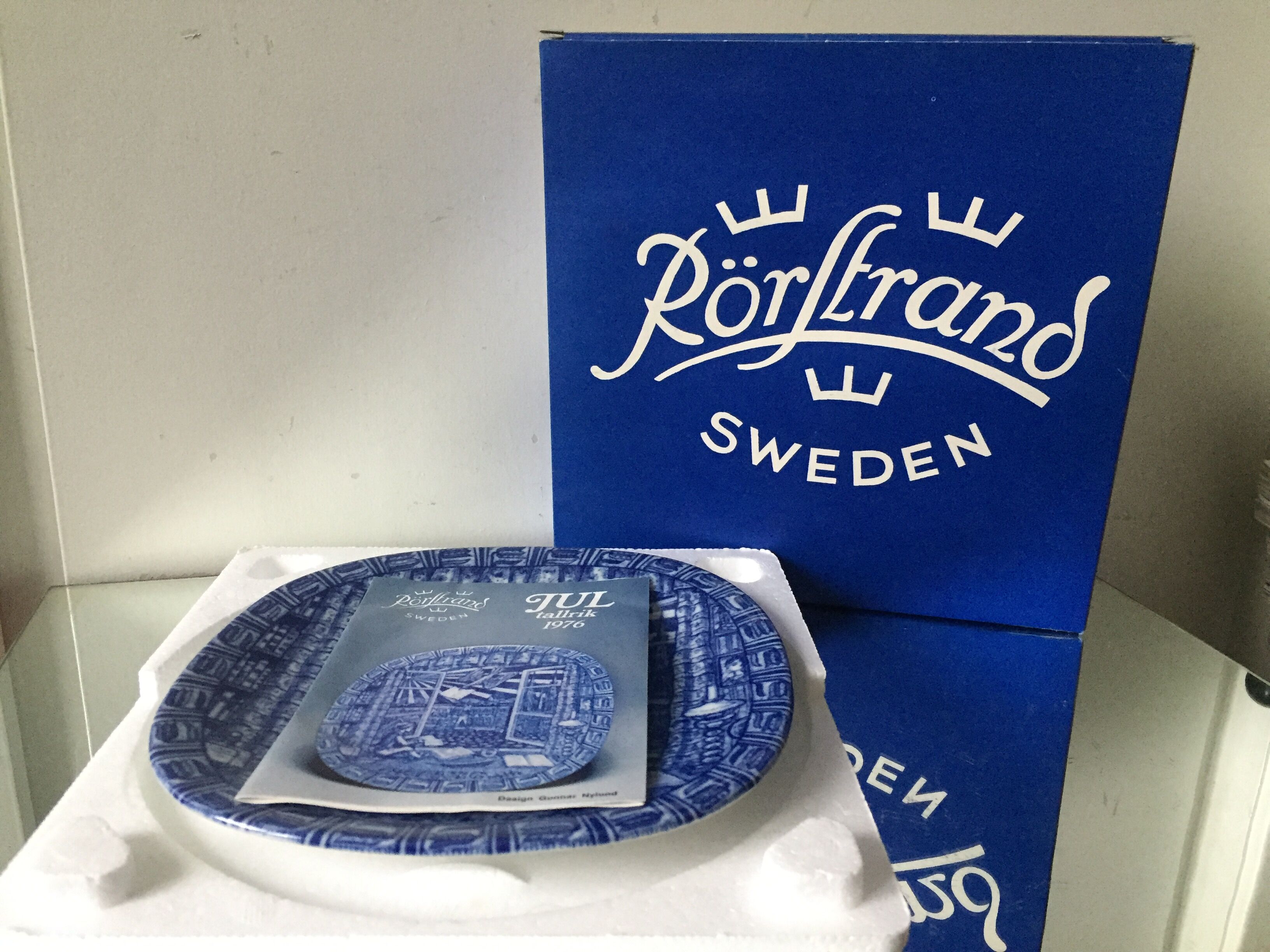 Decorative plate Gunnar Nylund for Rorstrand design 1976