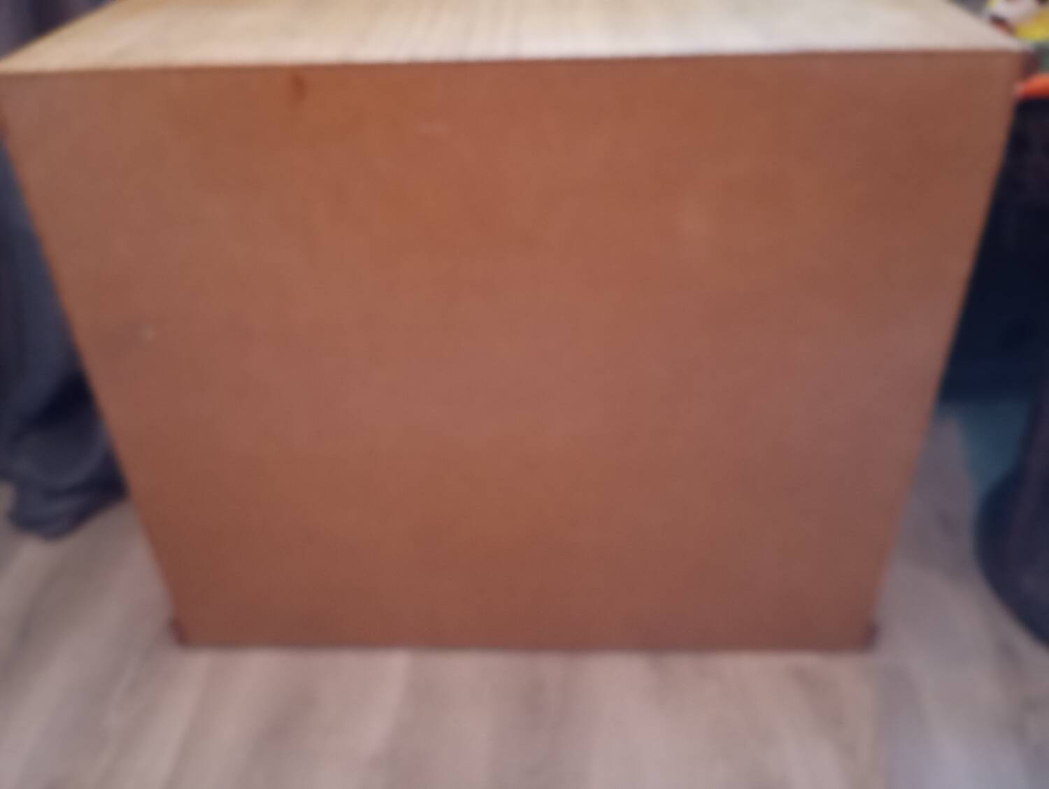 Vintage rattan chest of drawers