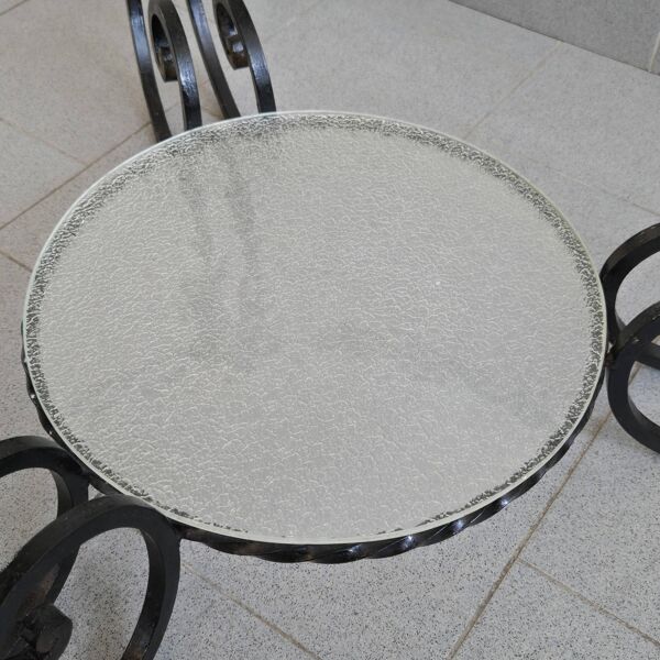Table d'appoint guéridon vintage 1950