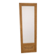 Restored old wardrobe door in a cheval mirror / freestanding mirror.