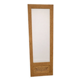 Ancienne porte d’armoire restaurée en miroir psyché / miroir à poser