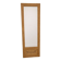 Restored old wardrobe door in a cheval mirror / freestanding mirror.