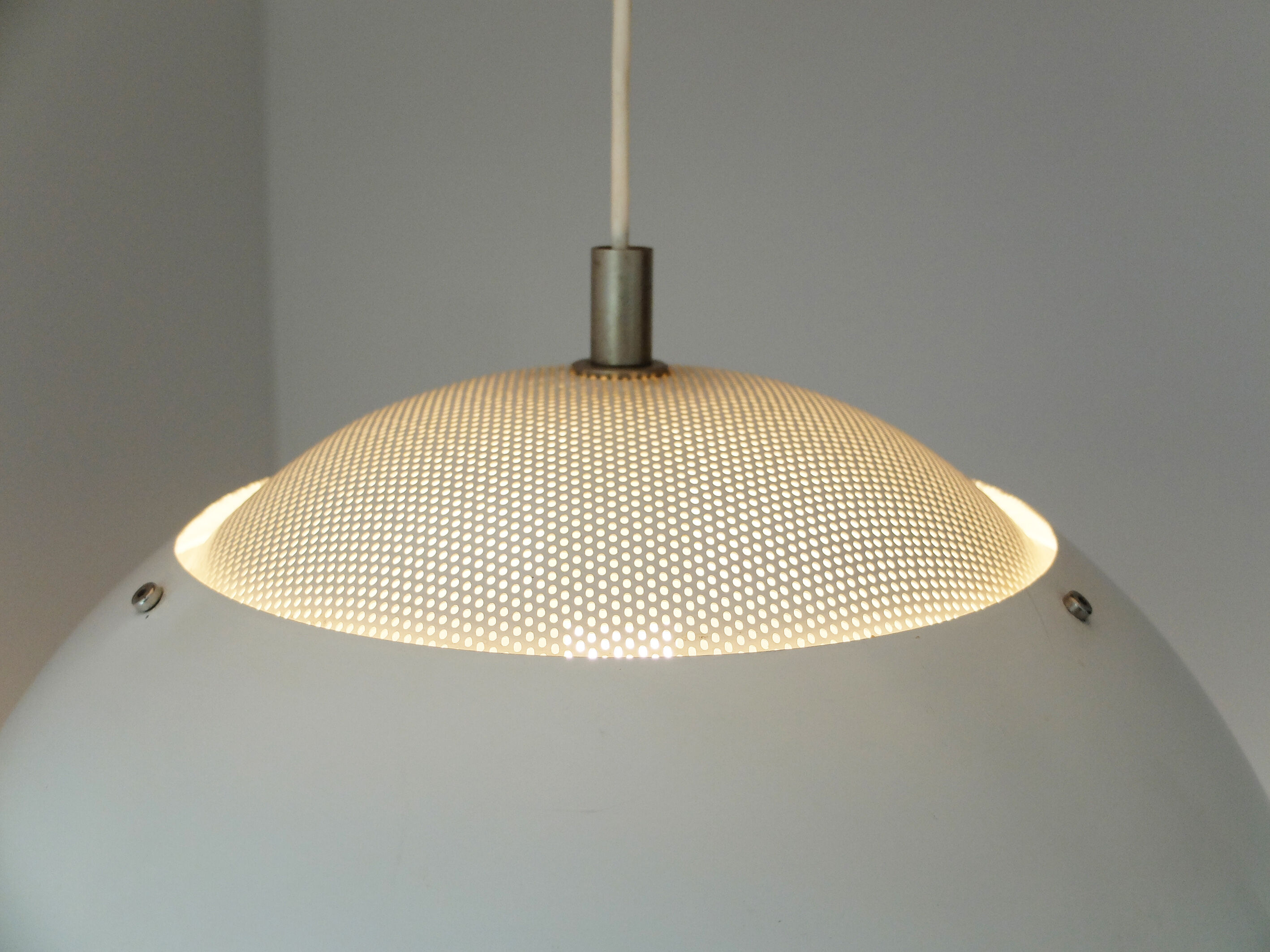 Scandinavian hanging lamp XL, white, Nordisk Solar, Denmark