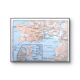 The Gulf of Ajaccio, original plan printed in 1906.
